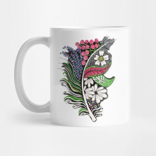 Blooming Feather Mug